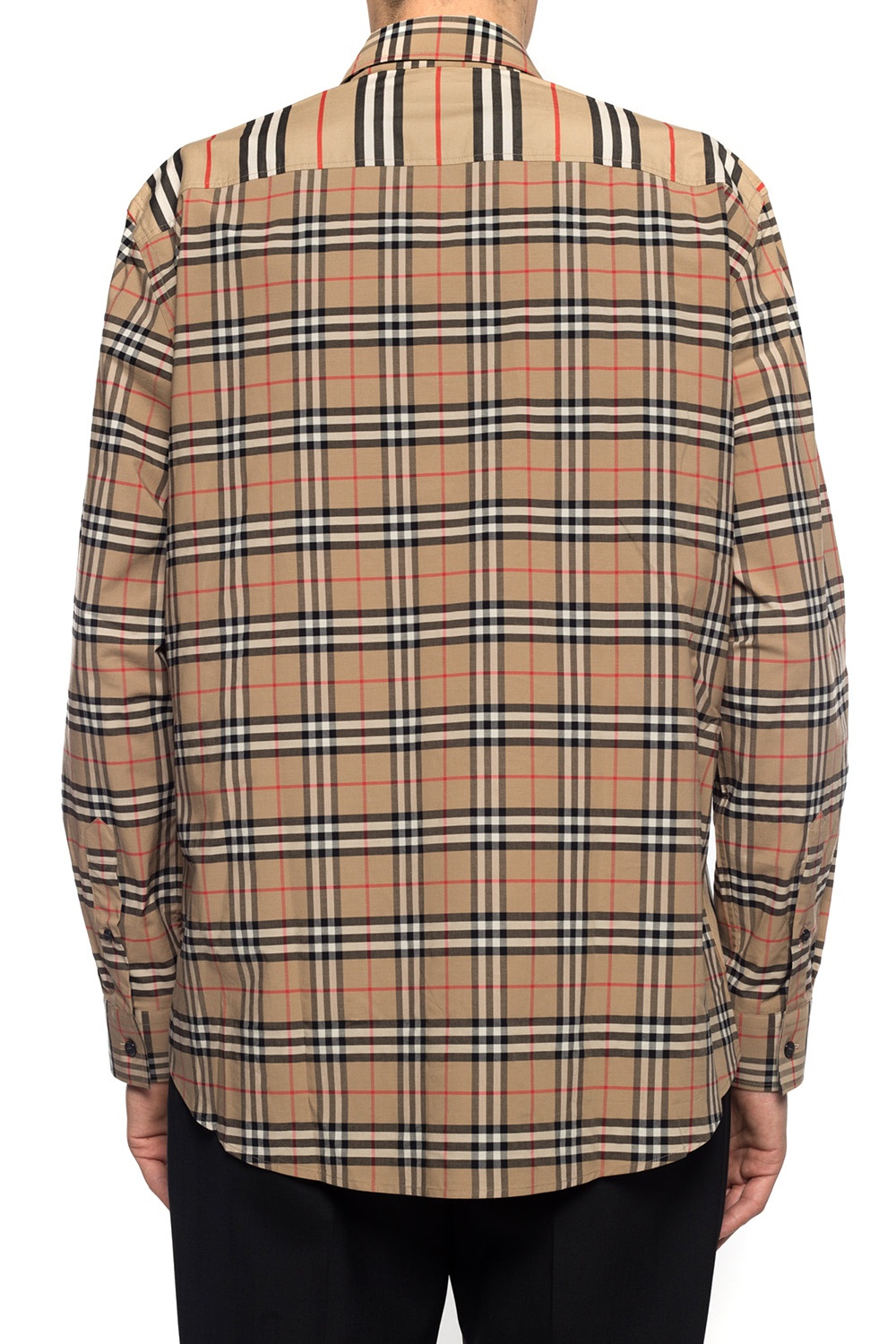 burberry check wool jacquard sweater item IetpShops HK Patterned shirt Hillside burberry